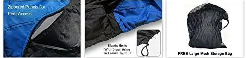 Trailer More! 800 Blue/Black and Protects Yamaha Bag Trailerable All Jet 2002-2004 - Rain, for Includes - - Weather XLT Straps and from Weatherproof Ski - Wave Covers Storage Runner Sun, Color