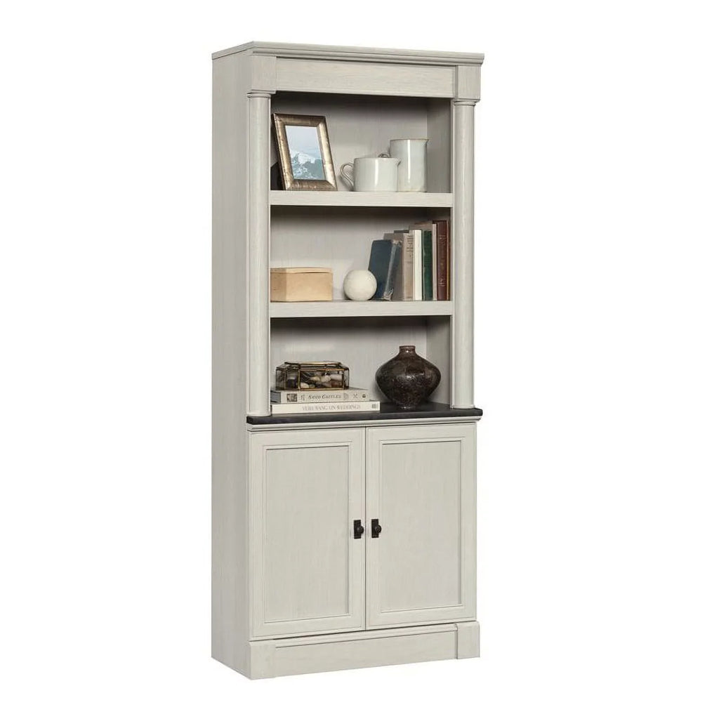 Oak Glacier 5-Shelf special edition Sauder Bookcase, Bookcase Library Palladia Finish