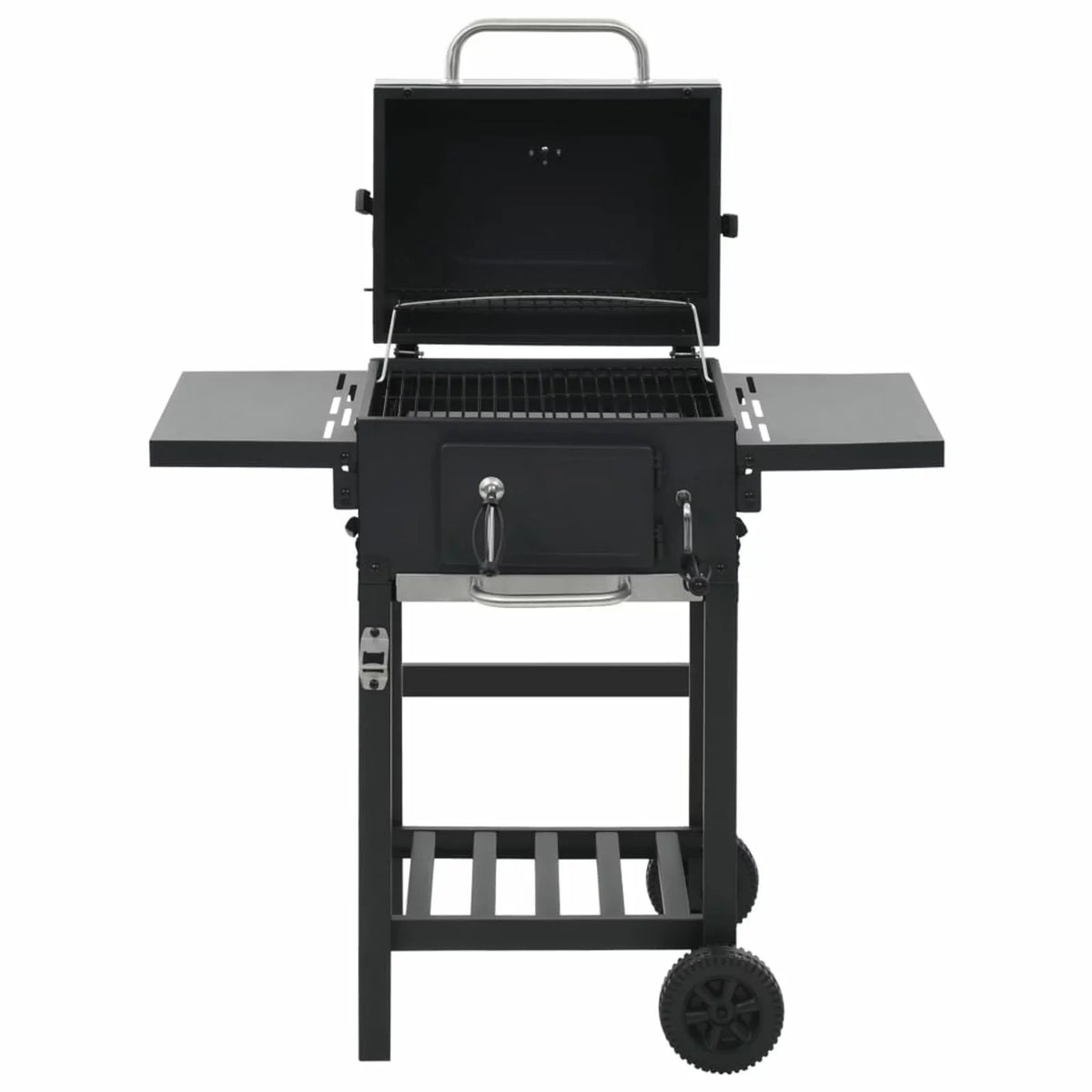 Shelf Grill Black Charcoal-Fueled with Bottom BBQ