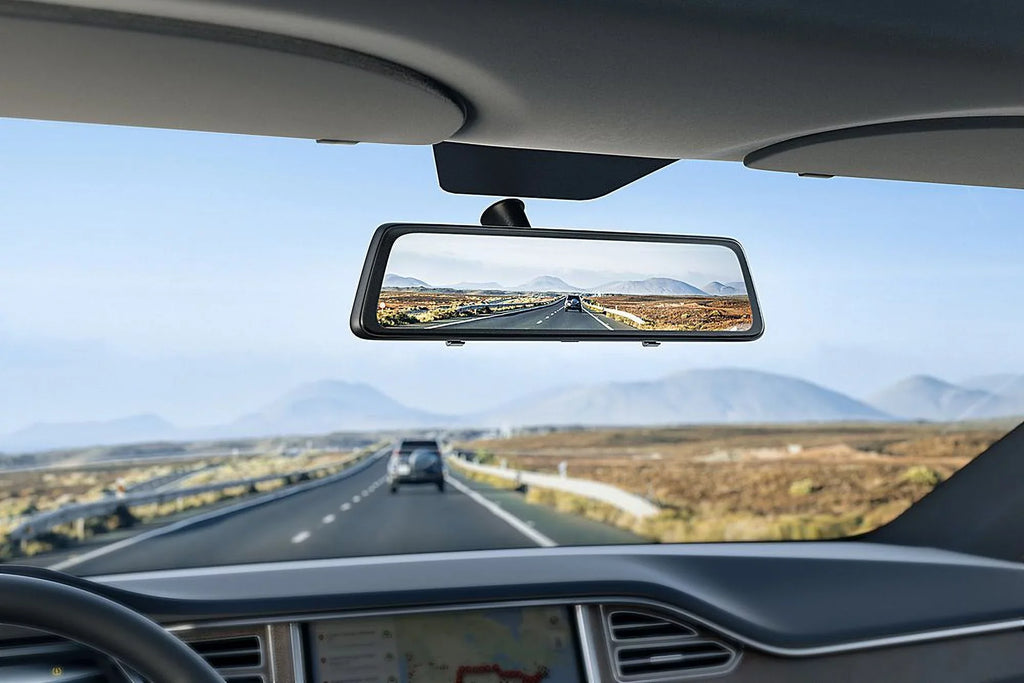Front & - Cam Dual Camera, 12" Dash 2.5K Control H612X Voice Vantop Vision Mirror Mirror Dash IPS Monitor, Rear w/Night Cars Screen, Black View Parking Touch Camera