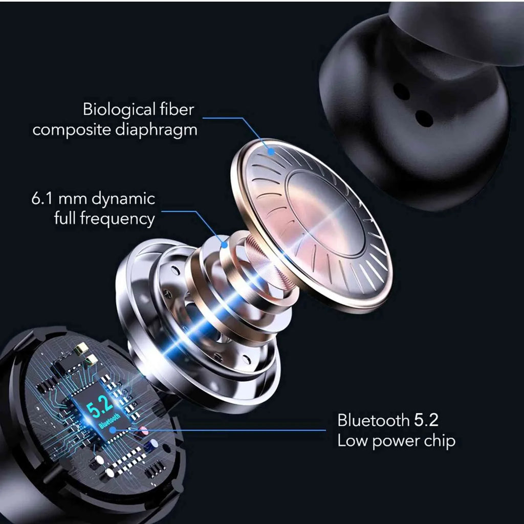Boost Earbuds Connection, Dual True IPX5 with Case, Connect, Compatible UrbanX Bluetooth OnePlus Charging 2 Water 5.2 + Wireless classic Ace Bass Balanced, Black, Resistance, Bluetooth