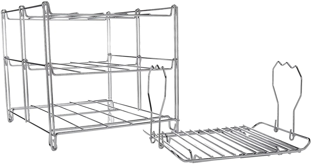 Lifter Multiple & 3-Tier Roasting Space Includes Rack Rack Oven Oven Baking | Tasks Roasting KOVOT Oven & (1) Collapsible | (1) Lifter Rack Saving Turkey new Turkey For Rack And