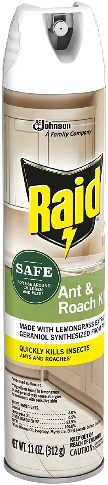 Spray Killer, Aerosol with Ant (12) Essential Raid Oils Roach and