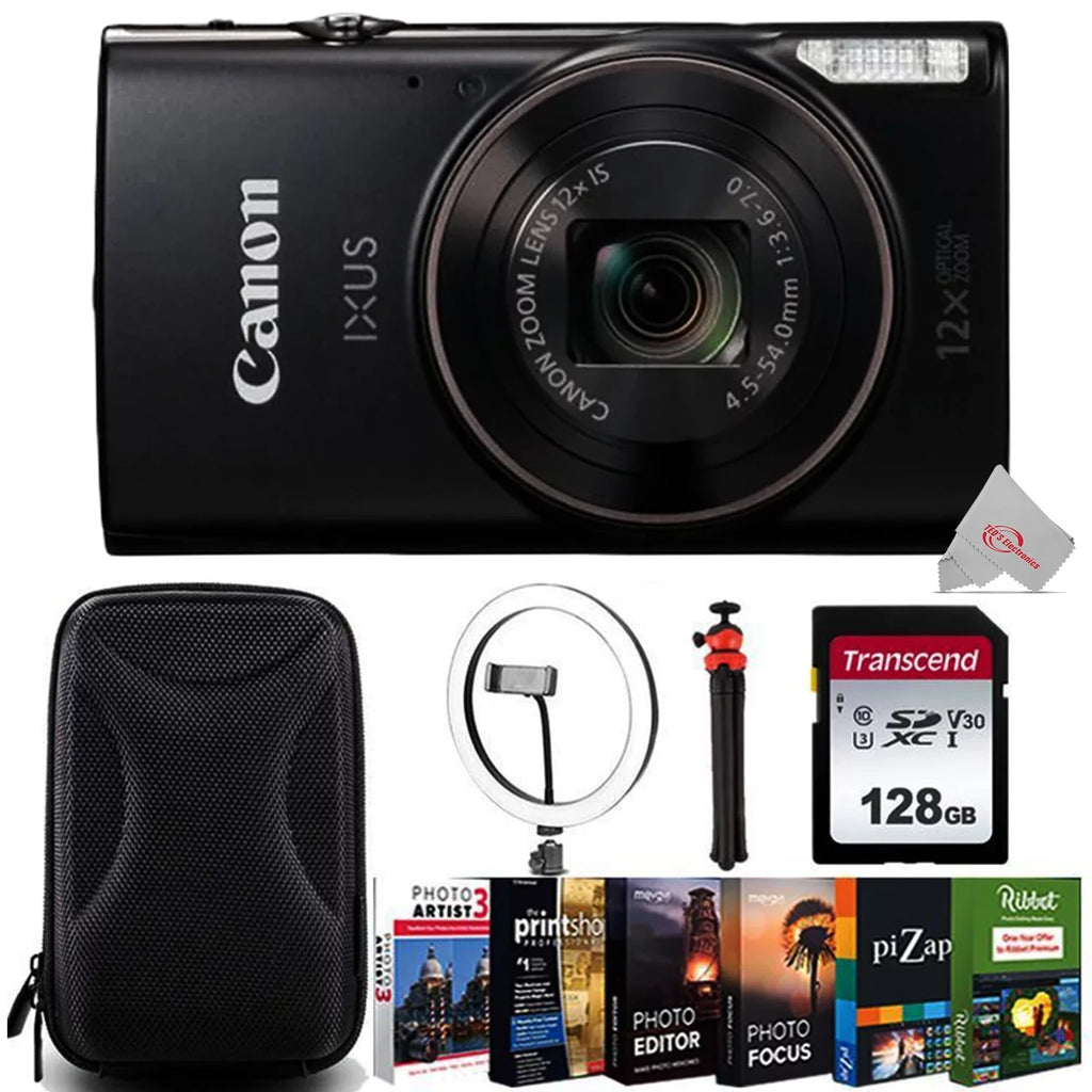 PowerShot Digital Zoom IXUS Optical Canon Vloggers Elph special edition Best 360 12x 20.2MP / 285 Camera