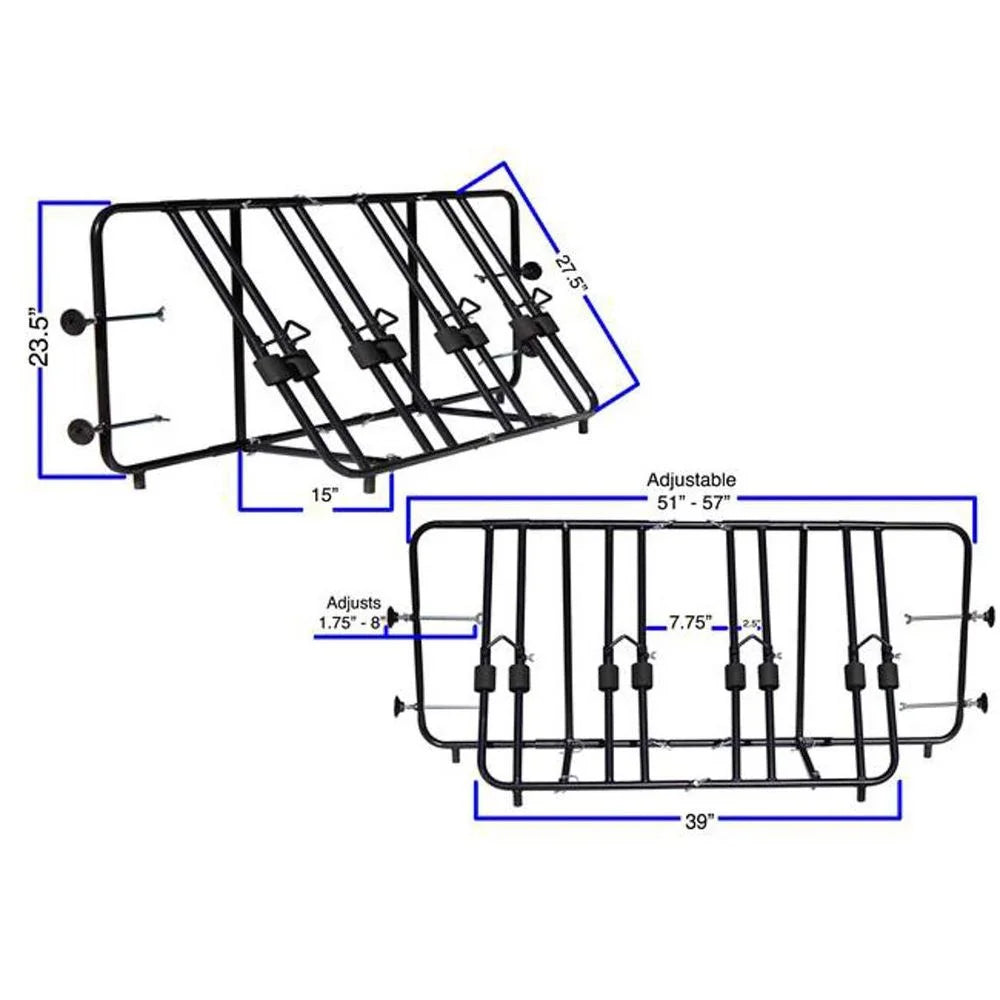 Bike classic - Bed Rack Titan 4-Bike Truck Ramps