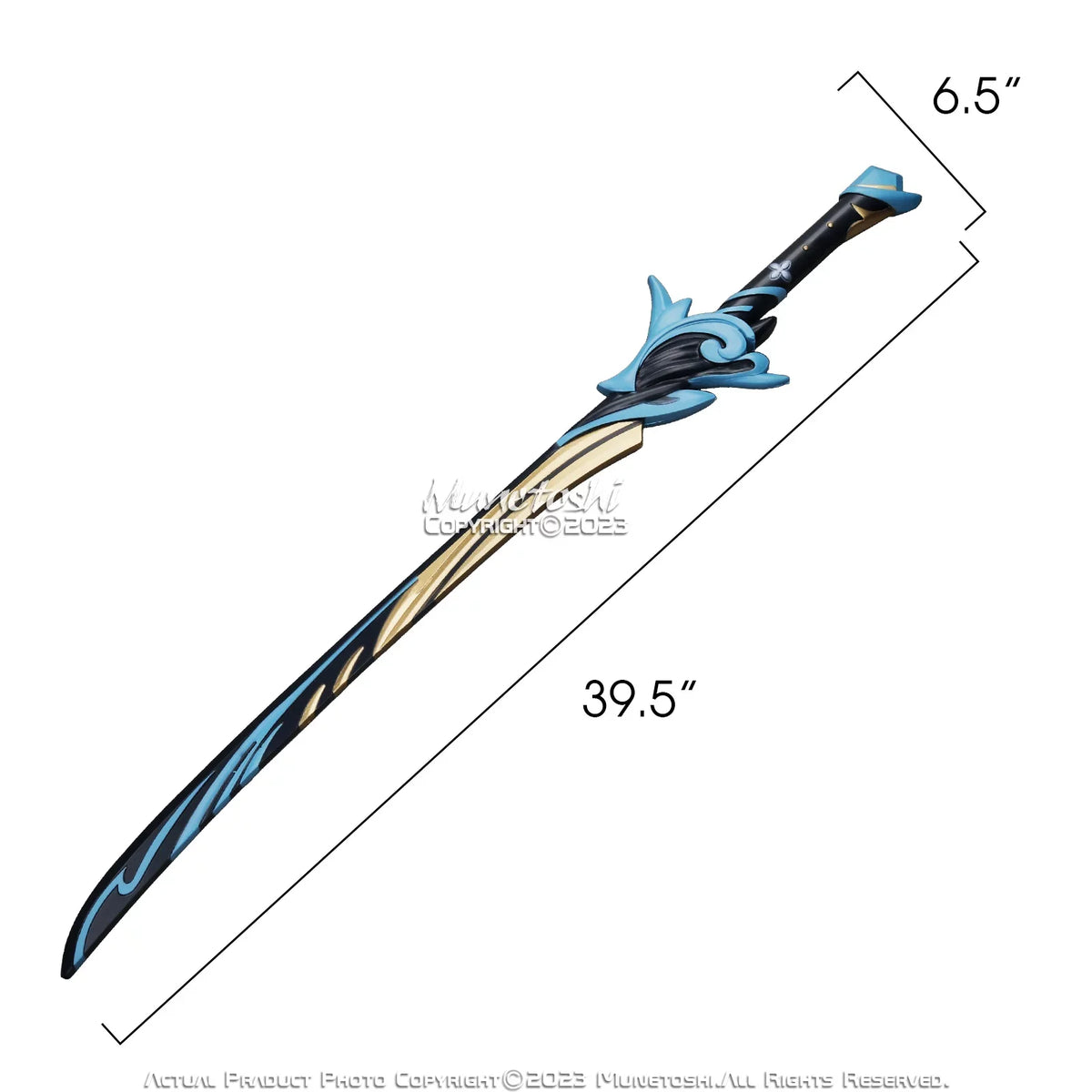 classic 39.5" Katana Foam Impact Video Samurai Geppaku Haran Game Sword Futsu