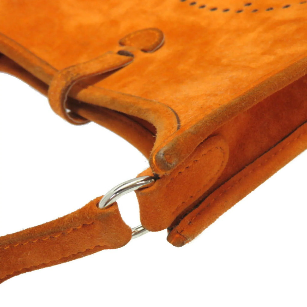 Bag H Dobris Orange □ (Fair) new TPM Pre-Owned Engraved Evelyn 0069HERMES Hermes Shoulder