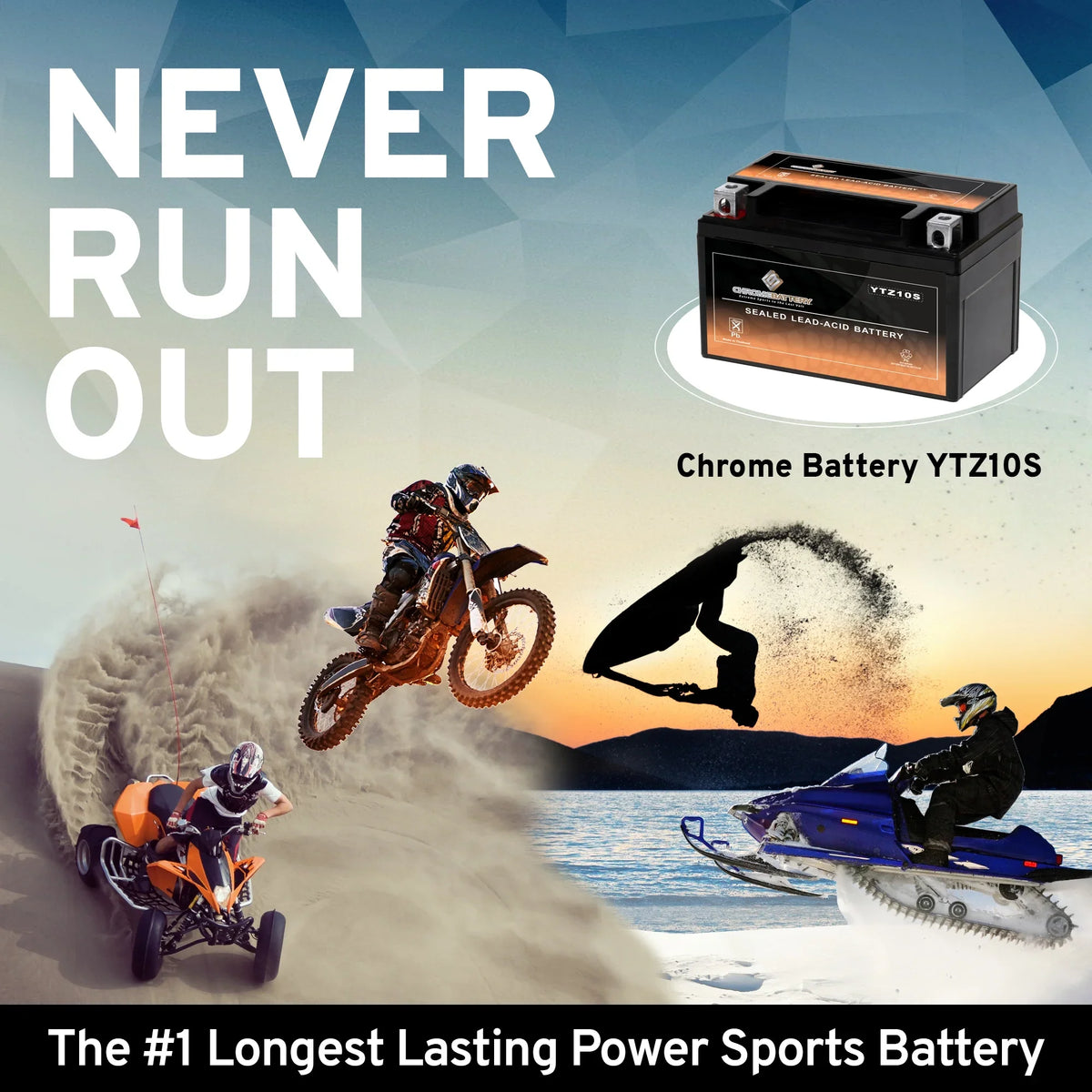 (2017 Motorcycle Ah, 1000 CCA) Battery 190 for (YTZ10S Battery Al8 YTZ10S-BS Chrome Years Gsx-r1000, Cc Suzuki 12 2018) Z, - Volt,8.6
