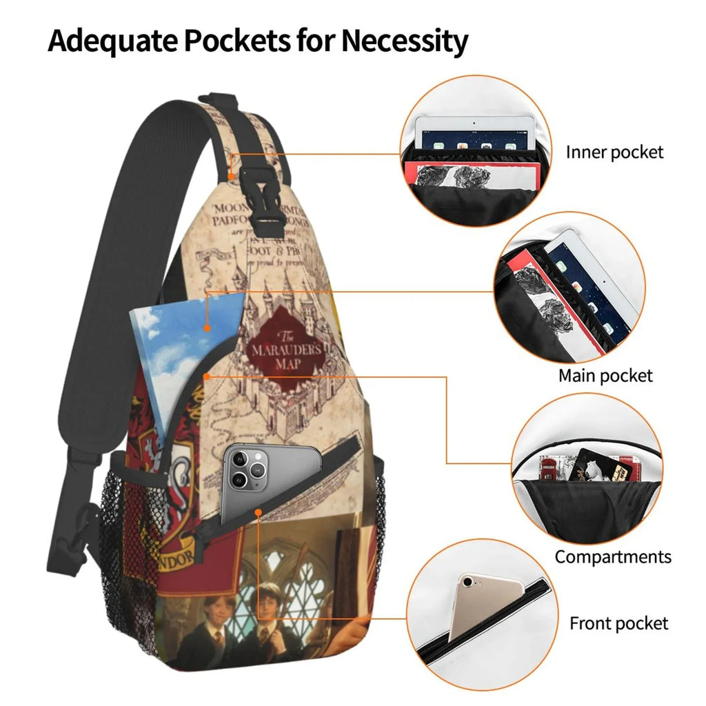 Crossbody Logo Sling Diagonally Women Potter Bags For Adults Travel Harry Bag Men Teen Daypack Backpack Chest