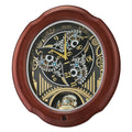 Wood Rotating Melodies Classic Traditional Motion, Crystals and Music Frame Pendulum Brown Pipes QXM392BRH In new Chimes