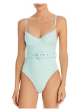 Womens Simkhai Swimsuit Nylon Jonathan Buckle One-Piece