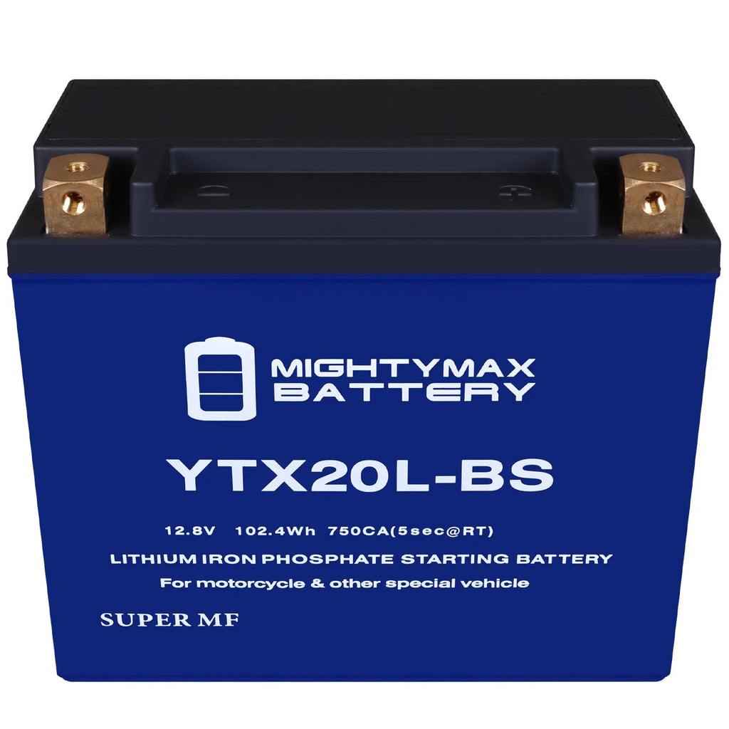 new YTX20L-BS - Lithium JT900 with Ski STS, 05 97 Battery compatible STX Jet Kawasaki Replacement