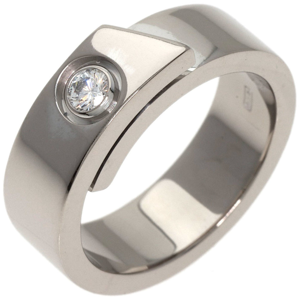 Pre-Owned K18 #48 Ring, Gold, Women's, 1P Anniversary CARTIER White Diamond (Good) Cartier