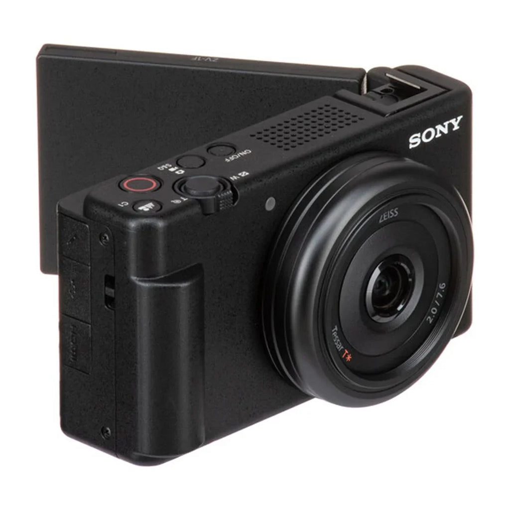 Pack Bundle (Black) + Case Camera 2 ZeeTech Vlogging + Accessory ZV-1F with + SanDisk 128GB Memory Tripod Card