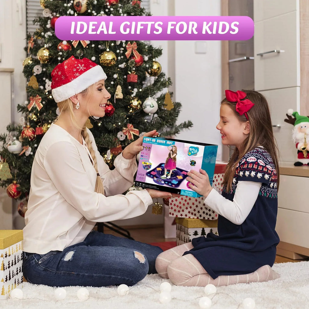 8-Buttons for 3 Light Girls 5 Xmas 10+ Old 5 & with Year Dance Toys special edition PAFOLO 8 Gifts Up Kids, 6 Game Boy Dance Old Easter Dance Wireless 4 7 Year Modes, Mat Bluetooth, 9 Pad with Music for Toy 3-12