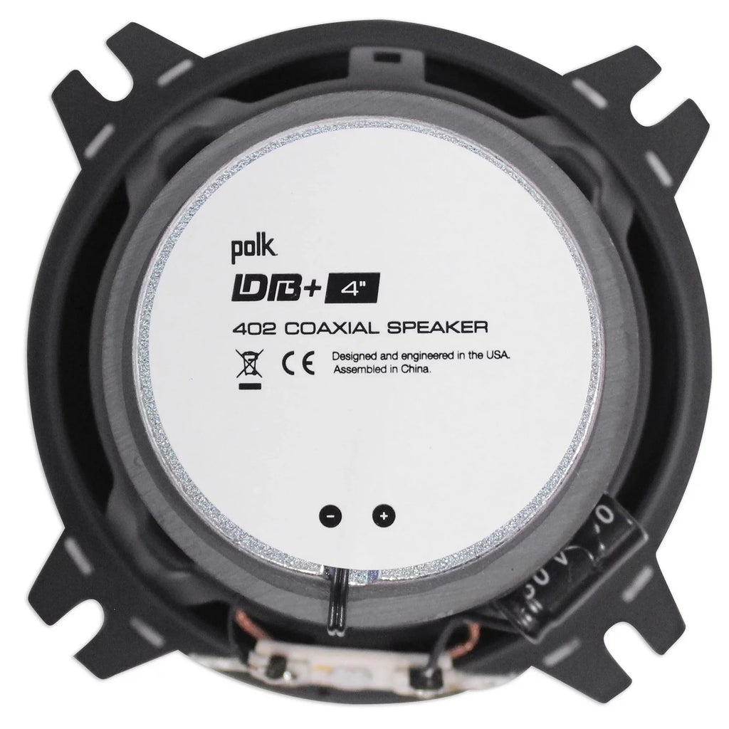 ATV/UTVCART (2) Tower Audio trendy Speakers+MTX Amp 4" For 2-Channel Chrome Polk