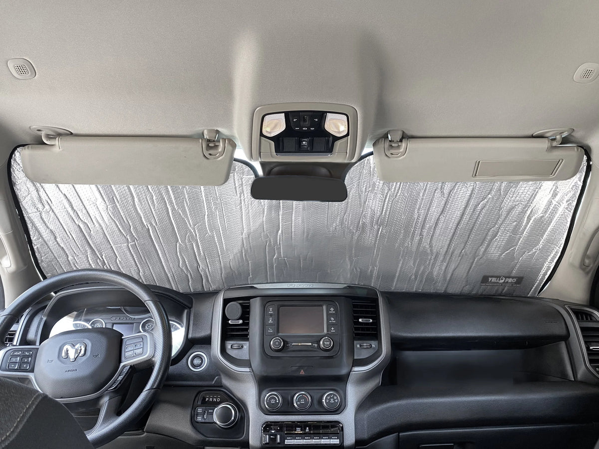 Cab 2Dr Regular Cab Quad Pickup Cab, Sunshade Front Cab 3500, RAM Crew 2500 4Dr Truck Windshield Mega 2010-2023 Dodge for