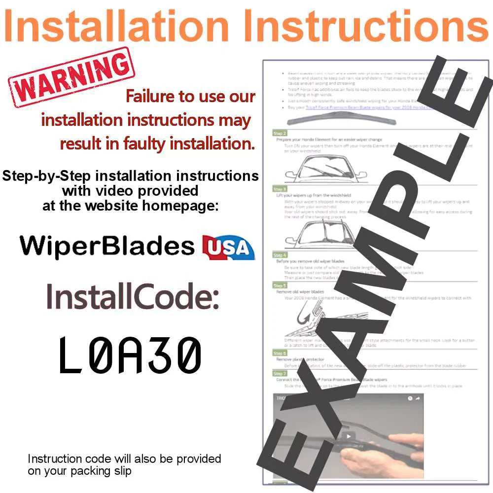 XT4 2020 3) Blades (Set Wiper Wiper w/Rear of Cadillac