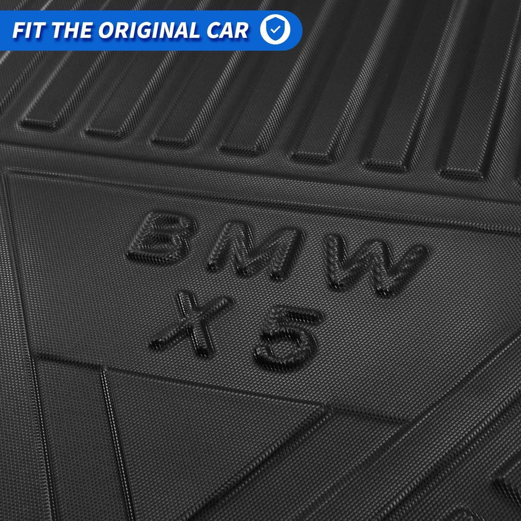Mat Black Floor X5 2024 , 2019 Weather Accessory 2023 2021 BMW Rear 2020 All 2022 Cover Liner Cargo BMW X5 2019-2024 for fit Trunk Cargo Tray