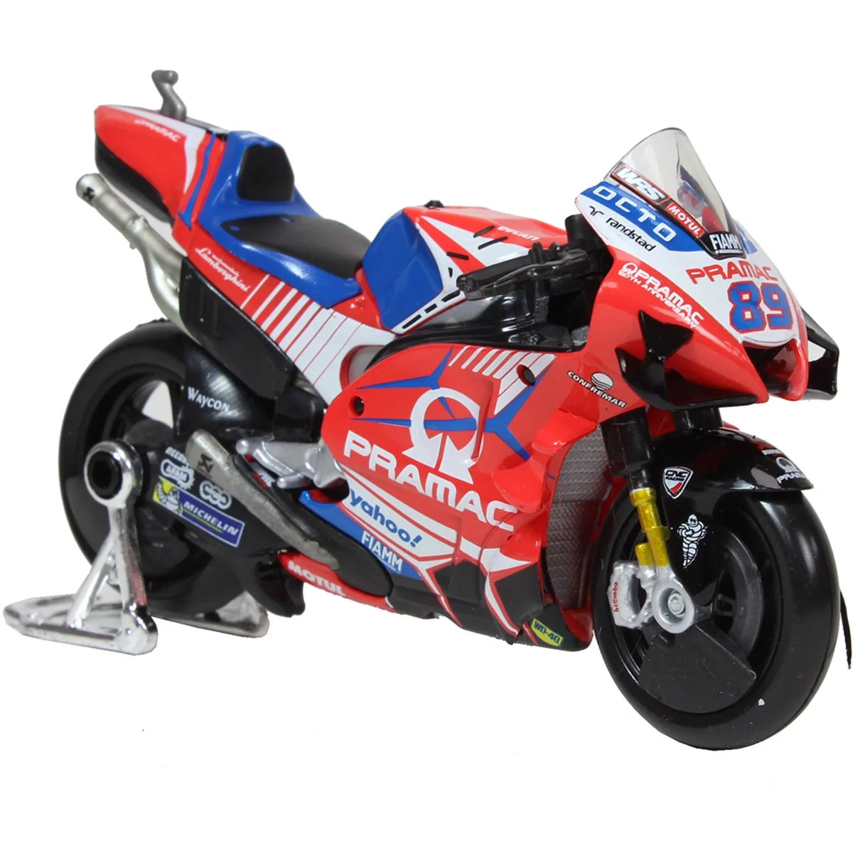 scale Martin Pramac [1:18 Ducati in Jorge Red/Blue] Racing Motorcycle new (2021)