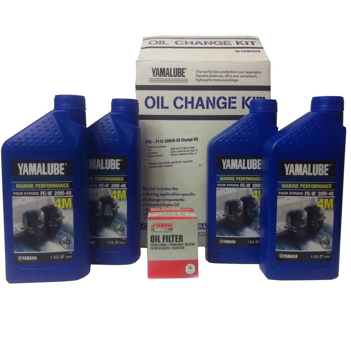 New Oil Yamaha Kit Change,Filter Outboard OEM LUB-MRNMD-KT-21 F75-F115, Service