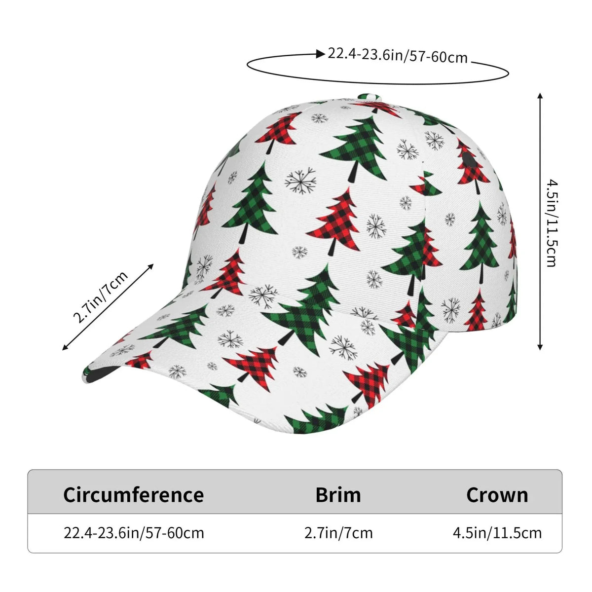 Dad All Hat(Buffalo high quality Size Christmas Cap Outdoor for Baseball Trees) Adjustable Activities and Running Plaid Balery Workouts Seasons