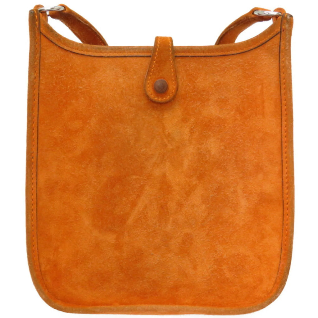 Bag H Dobris Orange □ (Fair) new TPM Pre-Owned Engraved Evelyn 0069HERMES Hermes Shoulder