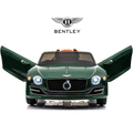 12V Control, Green Ride on Music, on Licensed for 3+, Girls Bentley Official Boys Age Car Car, Remote Ride Electric LISUEYNE with classic Car