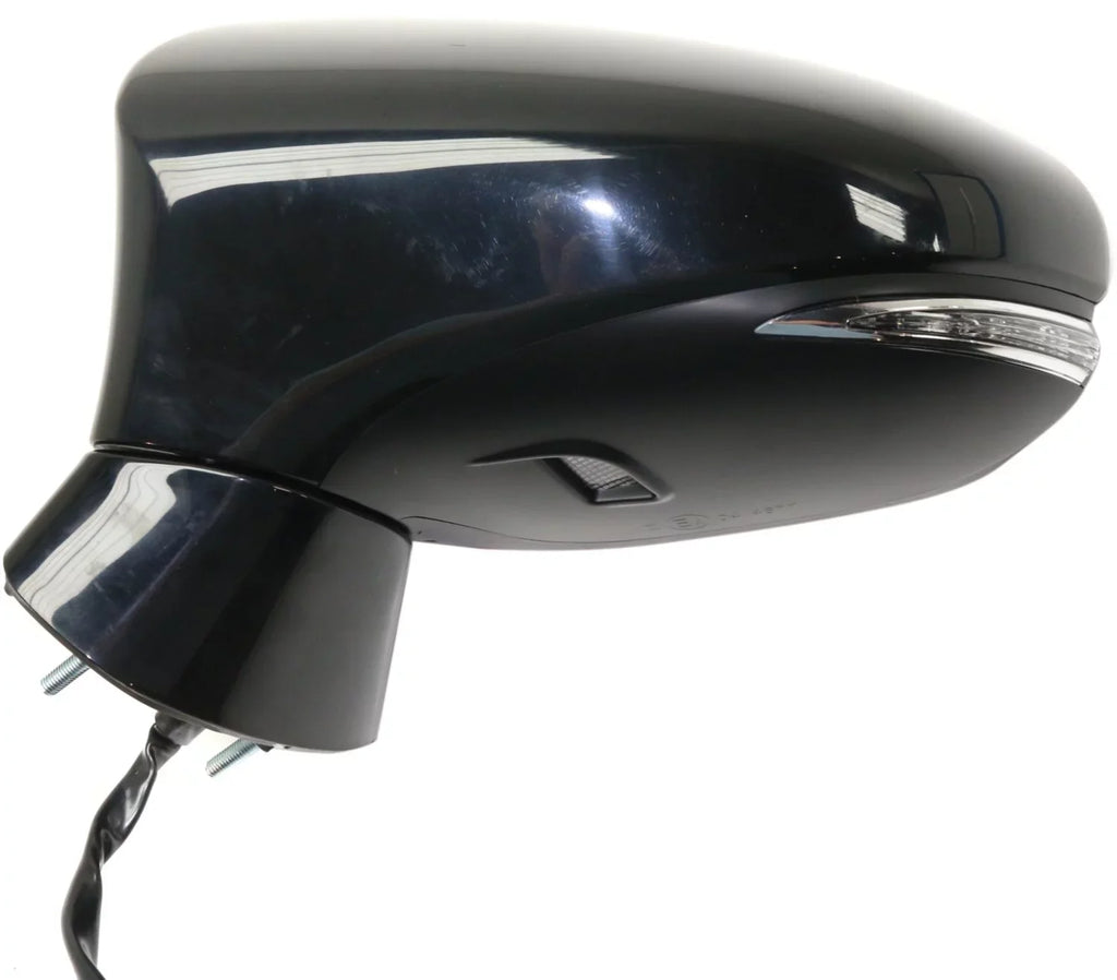 Heated Left CT200h new Light In-housing Black 2014-2017 With Kool-Vue Driver Lexus Side Mirror Compatible Signal Textured