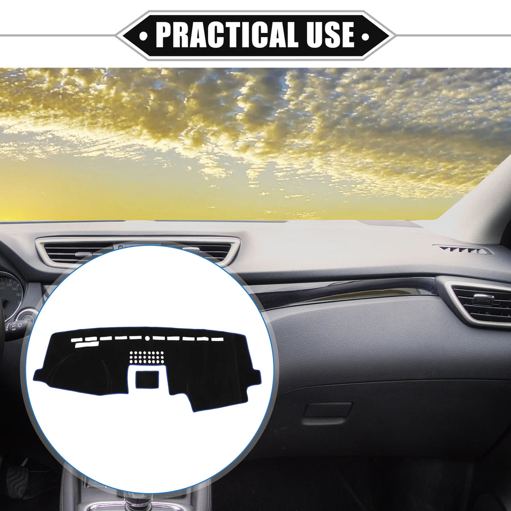 Mat Unique 2015-2020 Console Protective Center Black Blue Cover F150 Ford Car Polyester Bargains for Dashboard