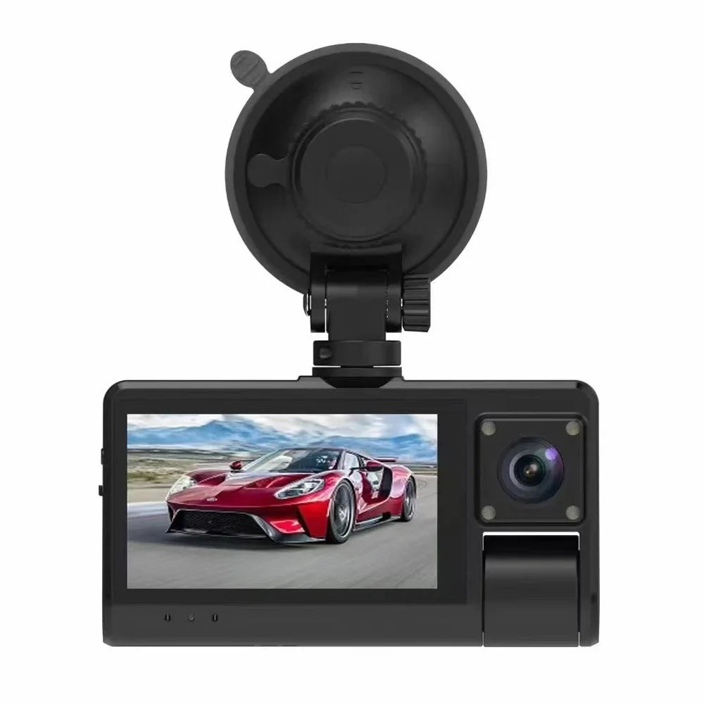 Screen Video Mirror Recorder Rearview for Safety Cam, new Auto Wide Car Driving with Dash Recording Touched Clear Angle, OWSOO