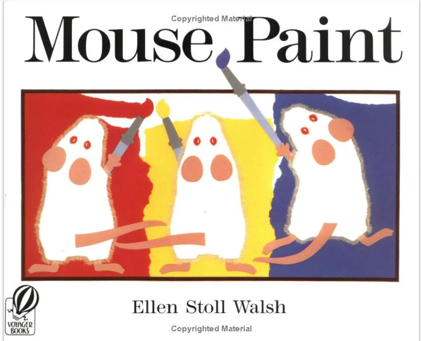 that the Walsh mice Count, colors, Shapes Mouse chase 123s Mouse three color about mixing, new (Hardcover and Collection) Mouse and them! learn Paint, Stoll by Ellen with animals shapes
