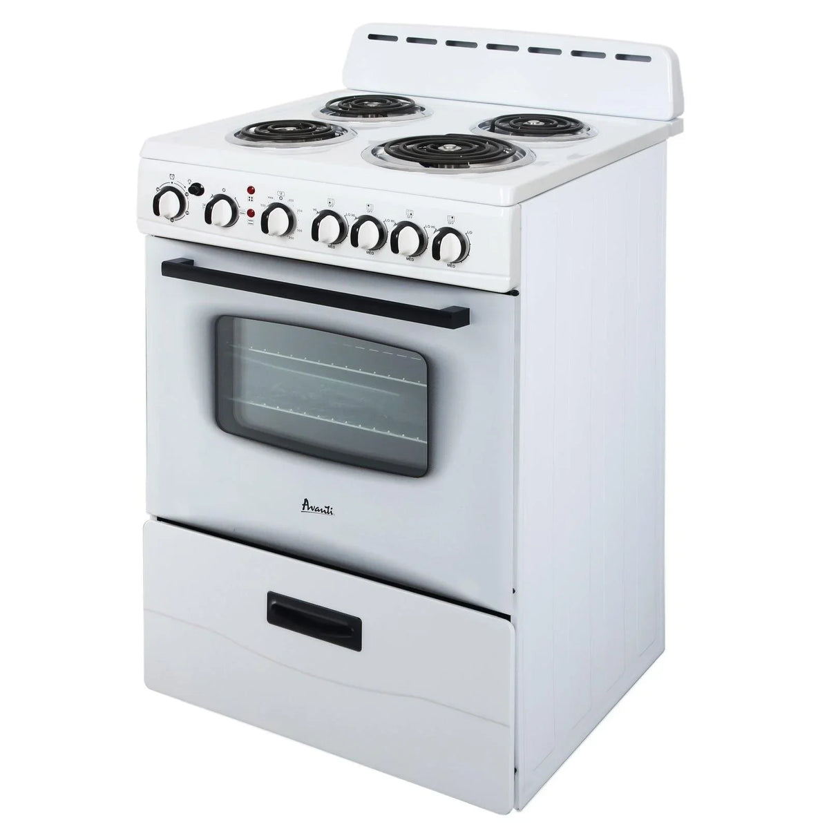 24 Electric Avanti high quality Inch White Freestanding ERU240P0W Range -