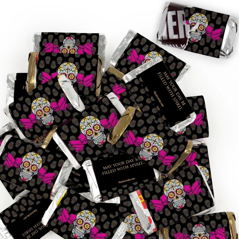 Required - los Favors Assembly de 123 the Day Chocolate No - Miniatures Dead dia Party Skulls high quality - Candy Sugar Pcs Muertos of