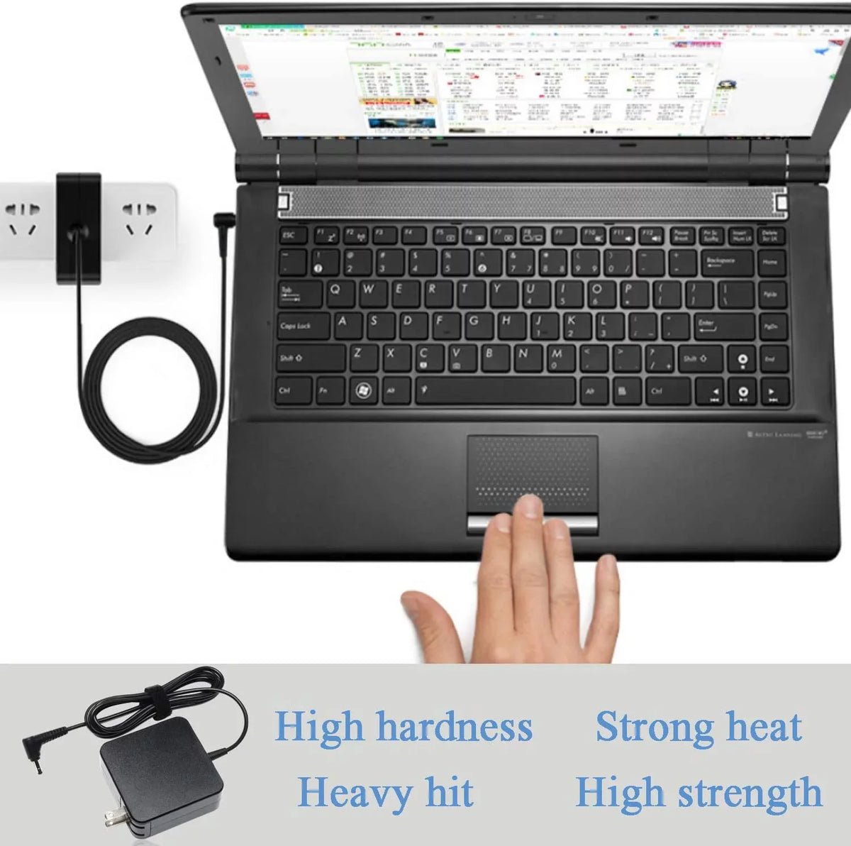 710s 510/Flex for 100s/YOGA 710 110 100 510s 1480 IdeaPad Lenovo 4 Laptops 1580 Ac 510 65W P/N: 710 310 Adapter Charger