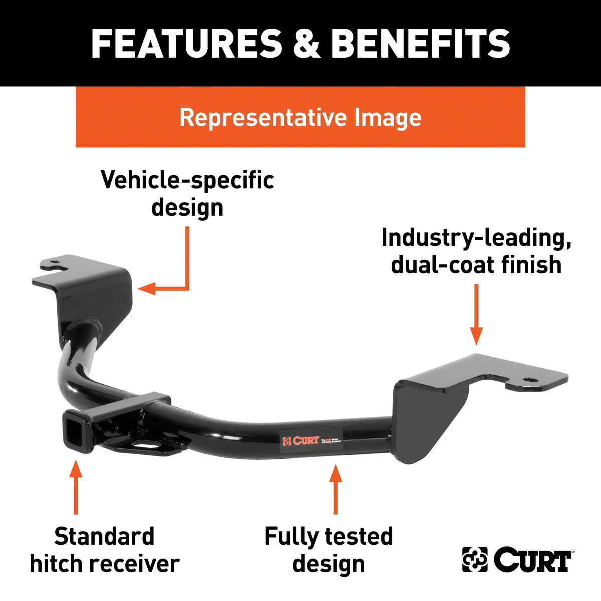 Receiver, Mount, CURT Trailer with Chevrolet Ball 114333 Class Select Hitch 1 trendy Spark Compatible 1-1/4-Inch with