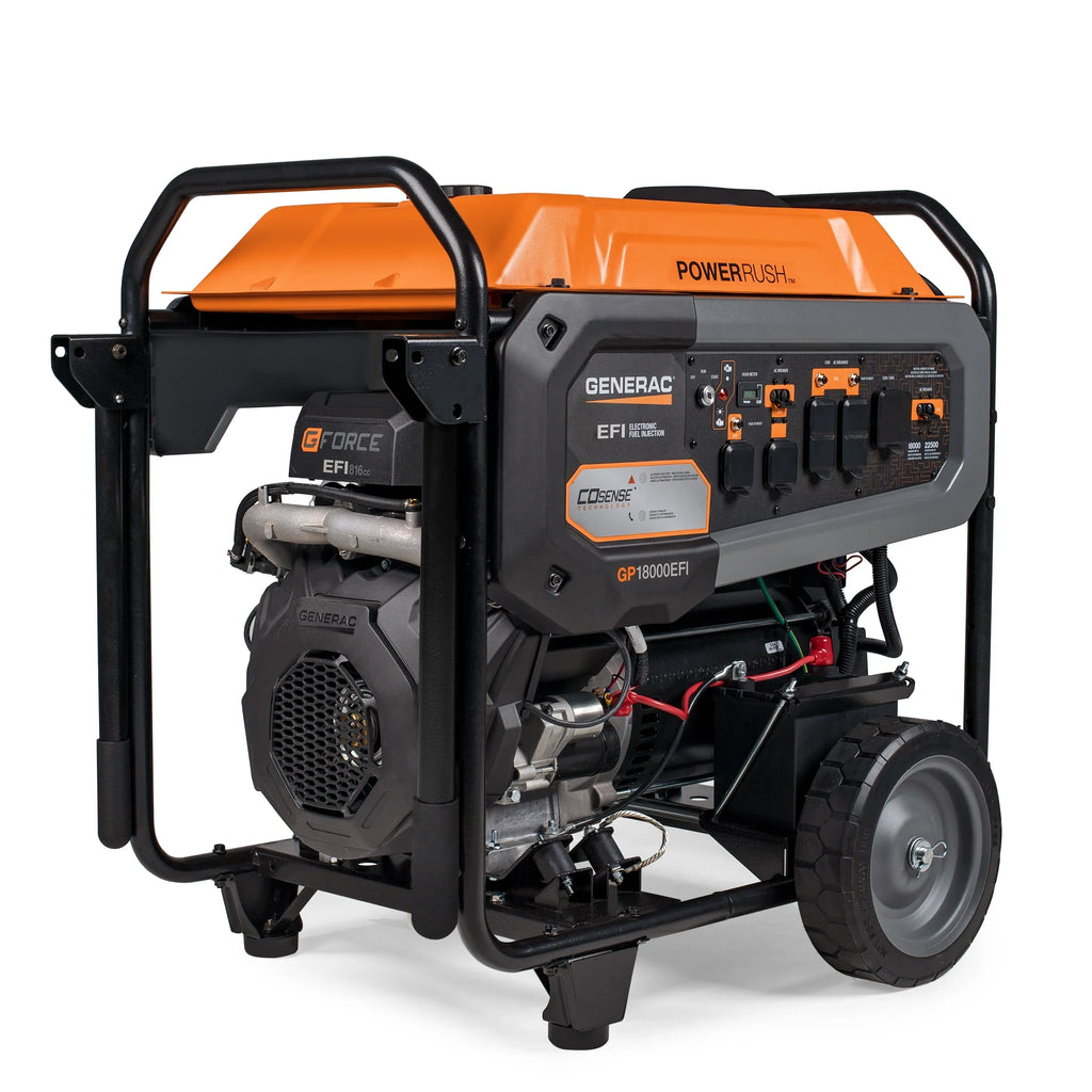 Portable - Gas 18000 Generac Electric GP18000E Powered Watt Generator Start with 50ST 8917 COSense