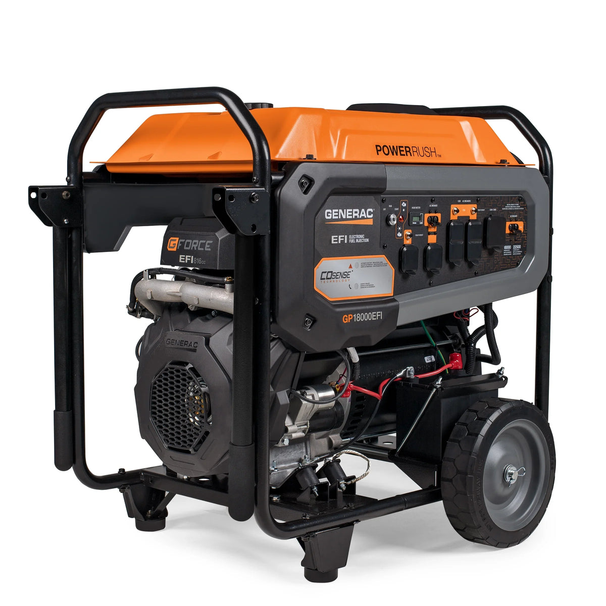 Portable - Gas 18000 Generac Electric GP18000E Powered Watt Generator Start with 50ST 8917 COSense