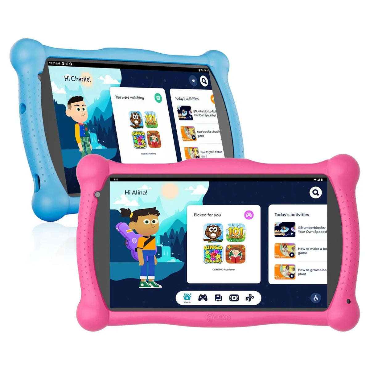 Toddlers Kids for Contixo WiFi Learning 8.1 Children classic V8-3 Kids Bluetooth Infant Android 16GB Tablet Camera