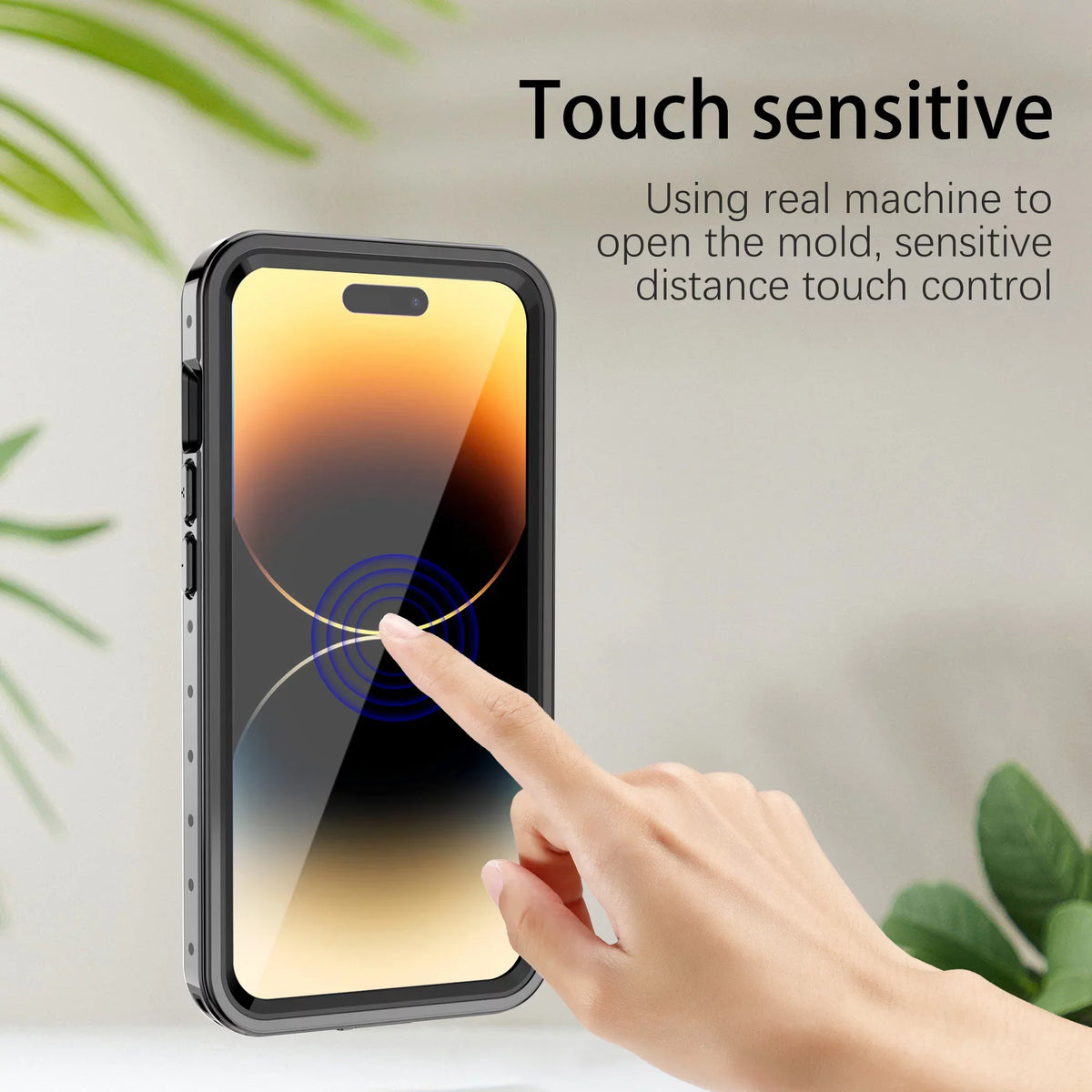Protector Strong 14 Max 2022 SaniMore Drop Protective 6.7" Case Cover 14 iPhone Clear Waterproof Body 2022, for Pro for Resistant Dustproof Screen with Max Built-in 6.7 Full iPhone Por