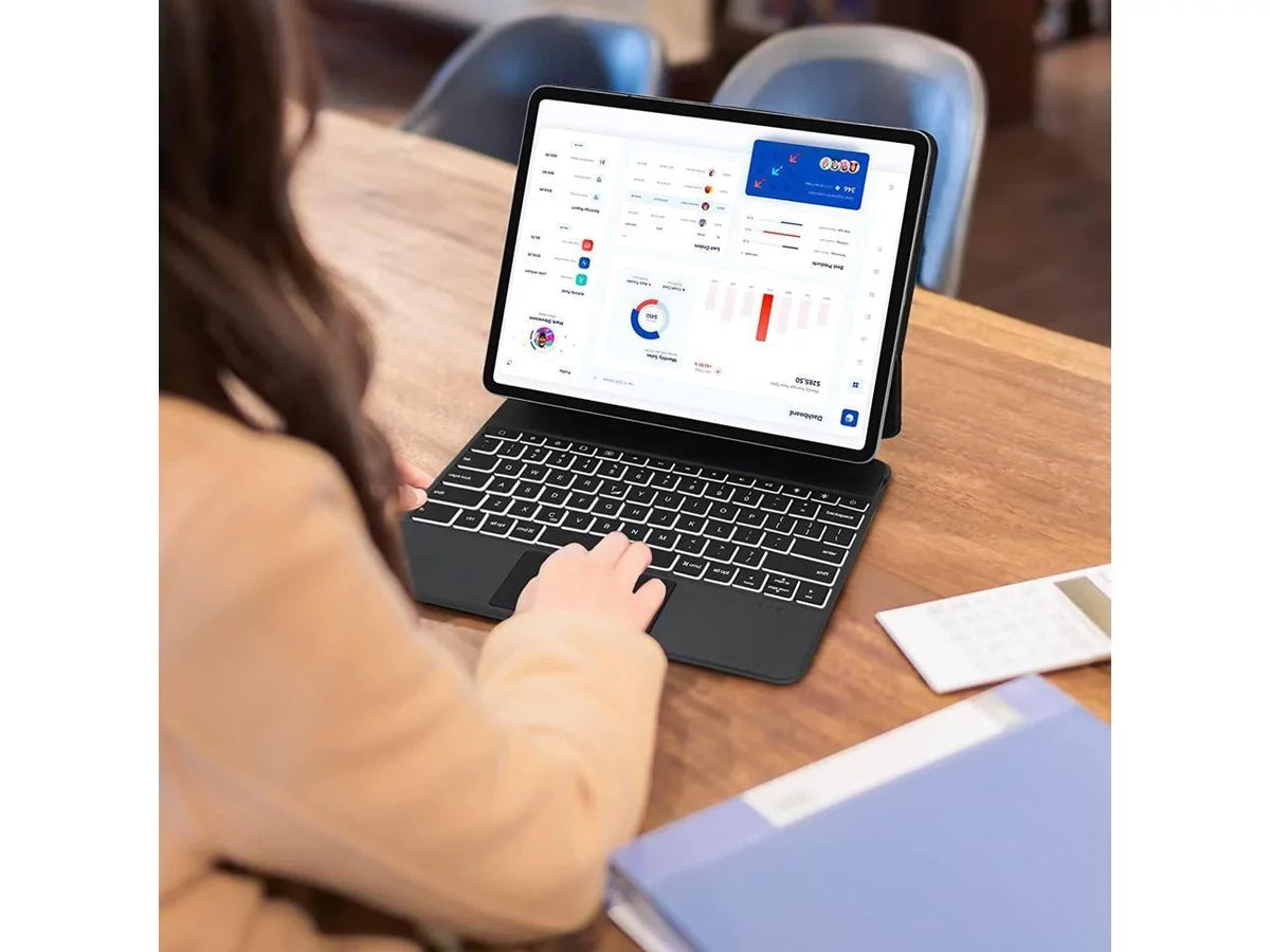 classic 2018 Gen Gen 3rd Backlit for / 4th Keyboard Trackpad 2022 Magic / Stand Cover - Smart / 12.9 6th 2020 iPad Keyboard Gen Gen 2021 5th Magnetic Pro