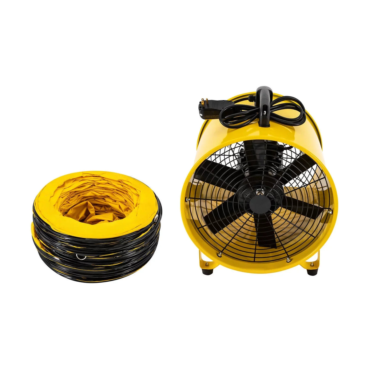 Extractor Portable Home Blower & Noise Utility Fan classic Fume High-Velocity 3178 16-Inches for CFM 32.8ft with Hose, Low 2160 1100W and Duct Exhaust Ventilator, Job Site