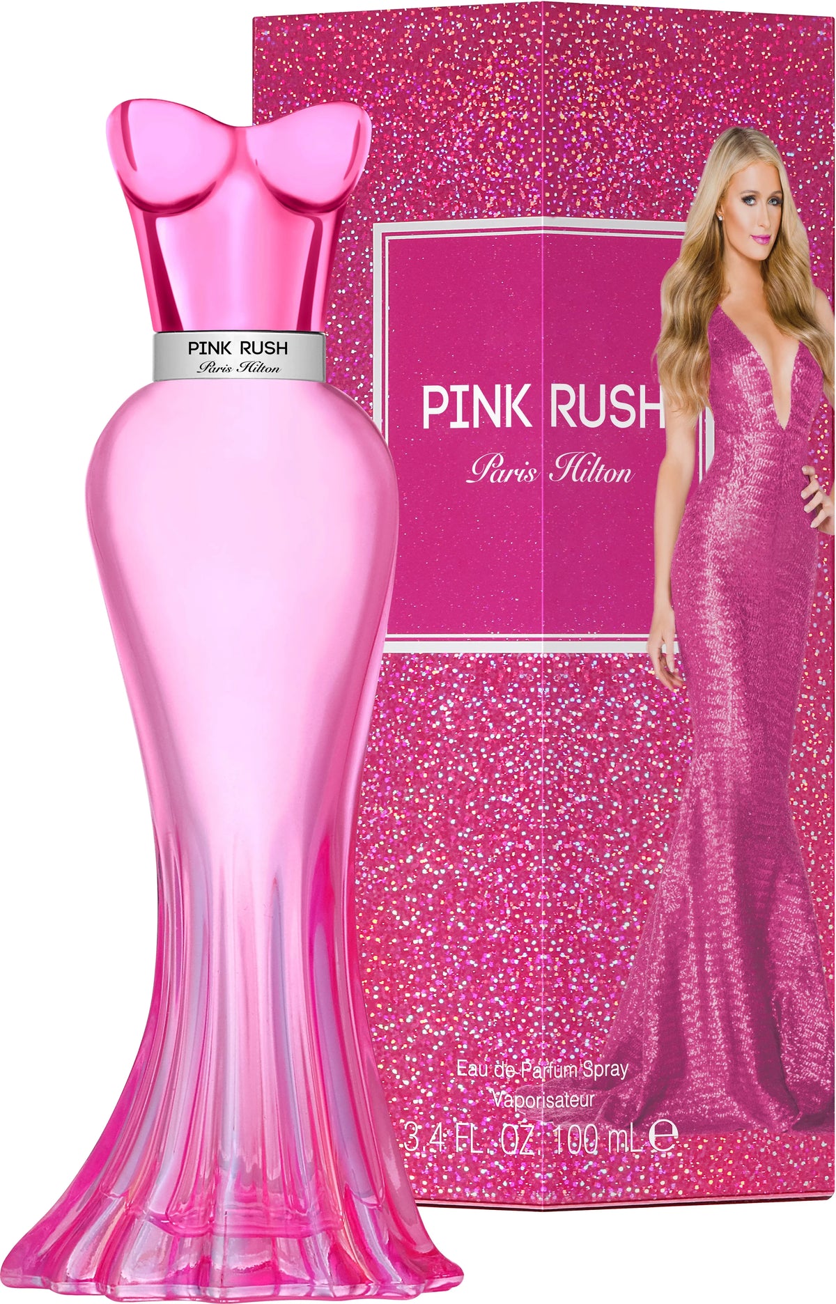 Parfum Hilton - Women De oz 3.4 2 PINK Pack RUSH Paris Spray Eau