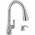 Charmaine Kitchen Handle One Chrome Delta Faucet Pulldown