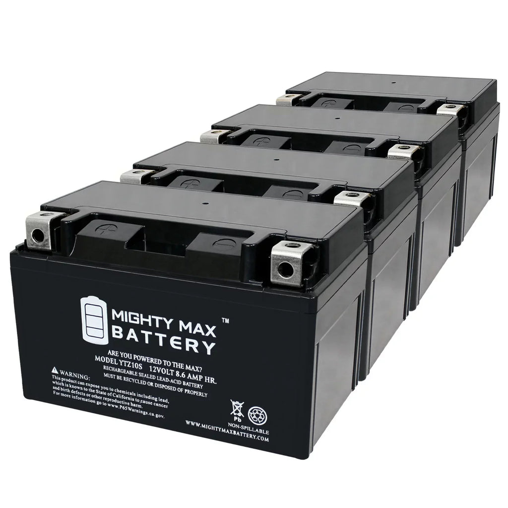1000 with 8.6AH - Pack GSX-R1000 YTZ10S Replacement compatible Battery 4 Suzuki 12V 00-17