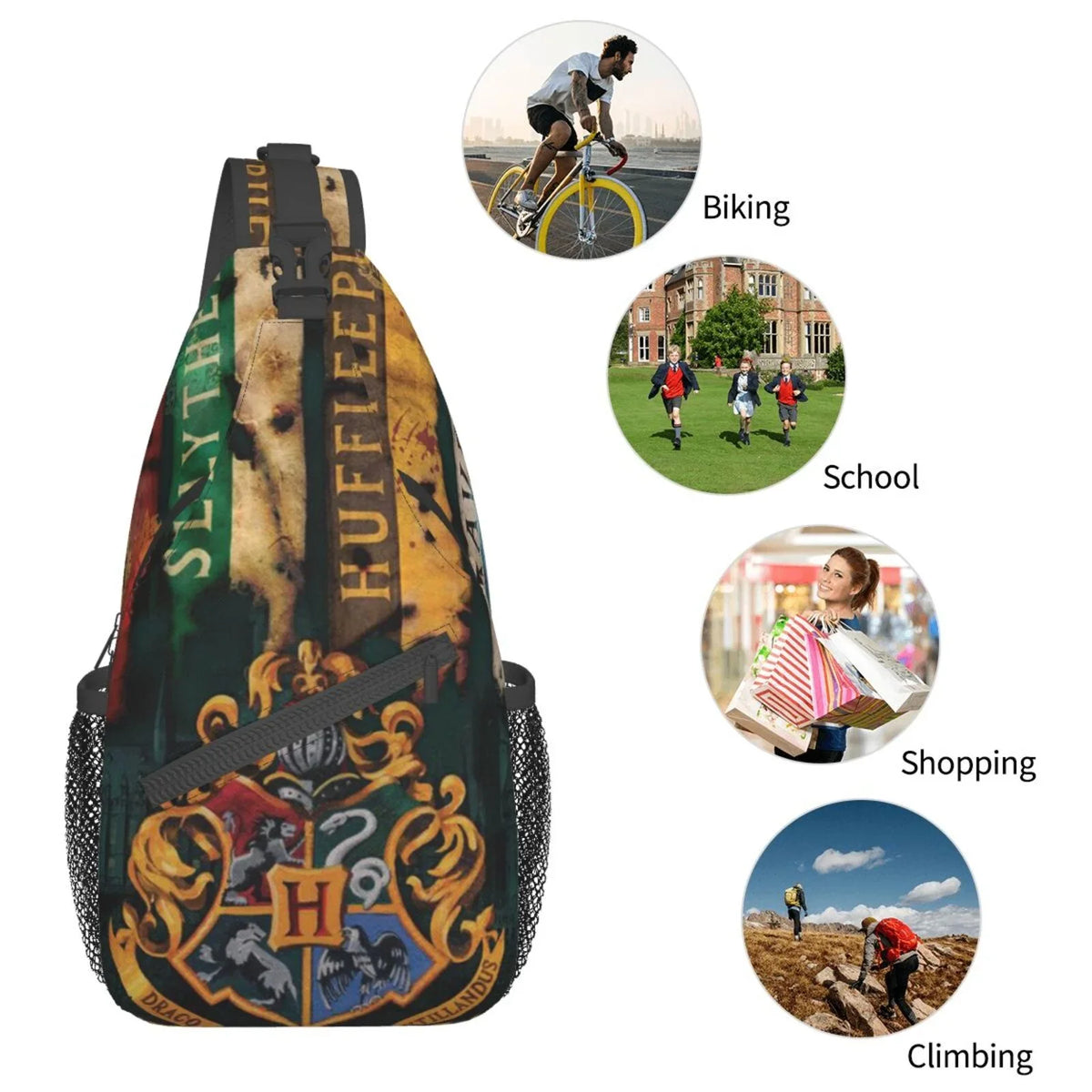Harry Sling Travel Backpack Potter Teen Bags Chest Adults Women Diagonally Crossbody Bag new Daypack For Men Hogwarts