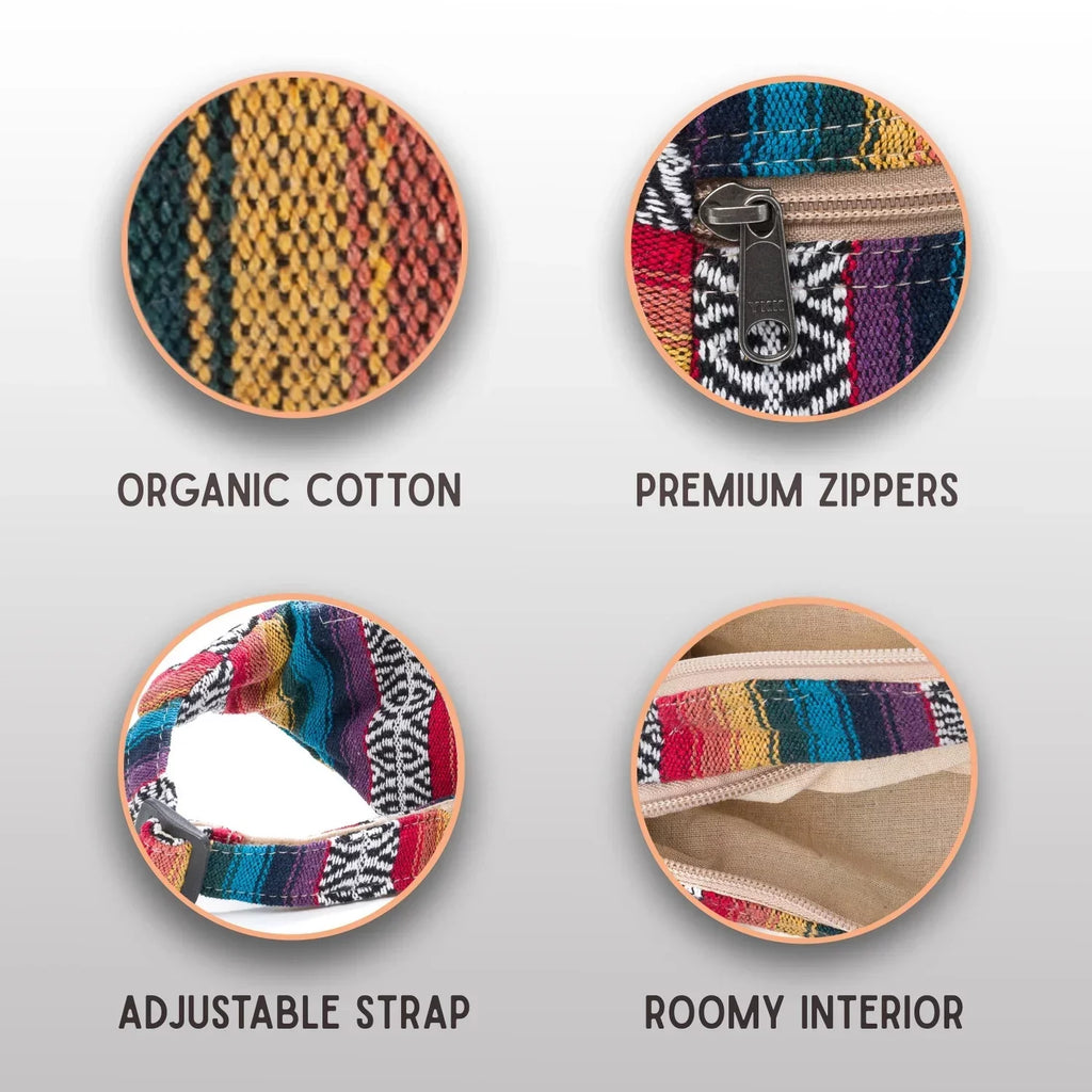 Fanny Strap Hippie Women Running Crossbody Pack Pack Workout Colorful Waist for Festival for Boho with Men Lightweight Fanny Hiking special edition Pack Belt Adjustable Bag Canvas