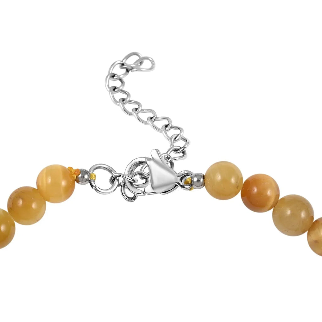 for Bracelet Steel Stainless high quality Round Mothers 59.04 Eye LC Shop Plated Day Gifts Women Mom Rhodium Ct Tiger's for Beaded
