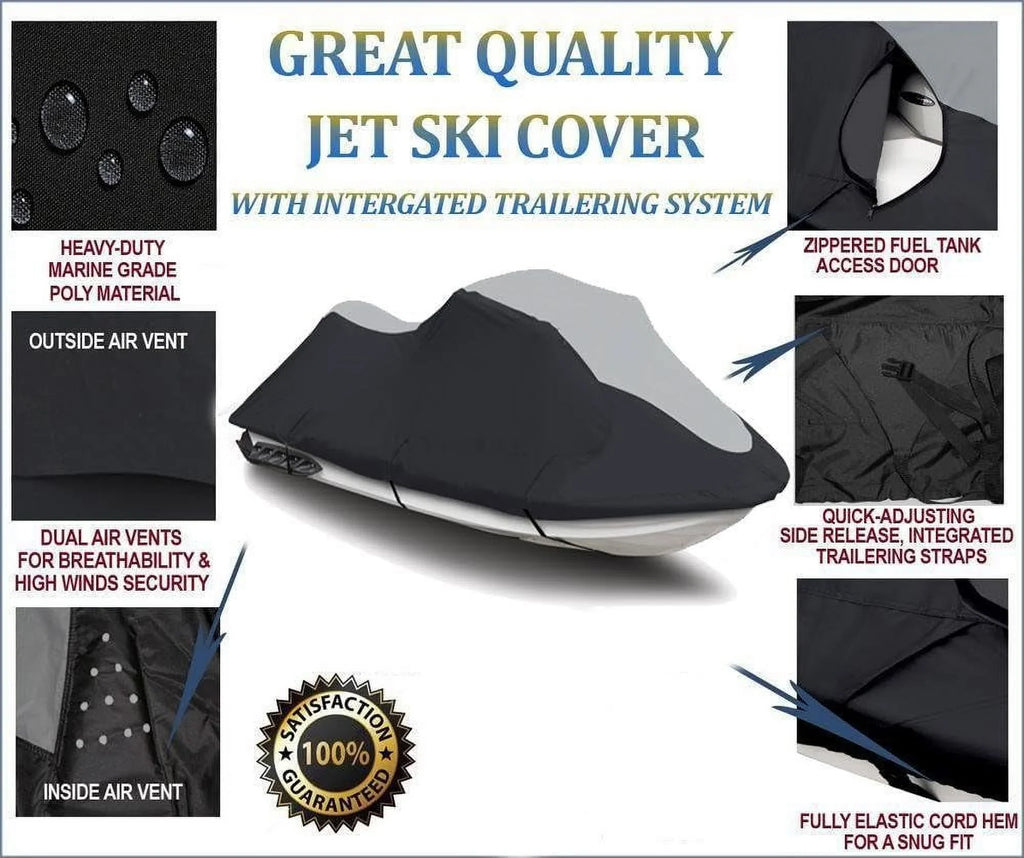 Super 215 Jetski Cover Compatible PWC GTR Heavy-Duty Ski Sea-Doo Jet For Doo new 2012-2016 Sea