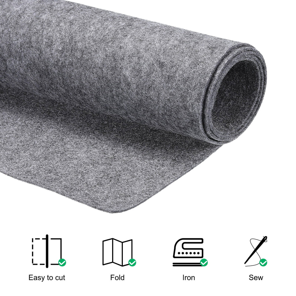 Sheet Felt Soft Inch Fiber special edition 70x39 Fabric Grey Thick Acrylic Sheets 2mm